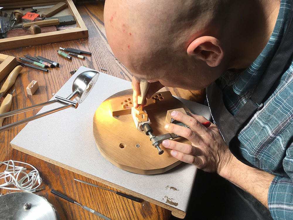 Picture Marko Drpić Trimming wooden letters