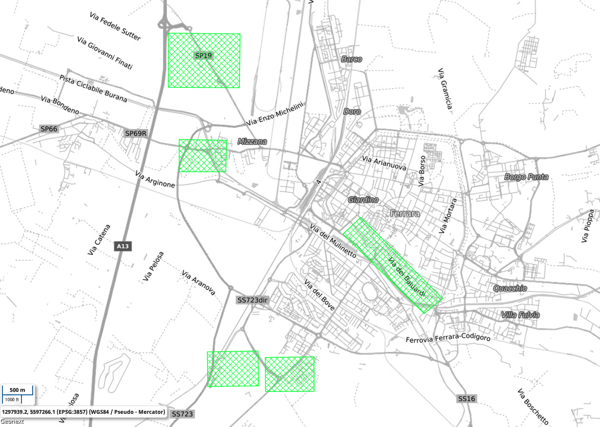 planting areas