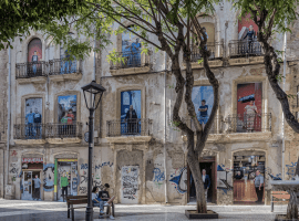 Urban photography exhibition done by civic curators Almeria a la mirada - exhibition